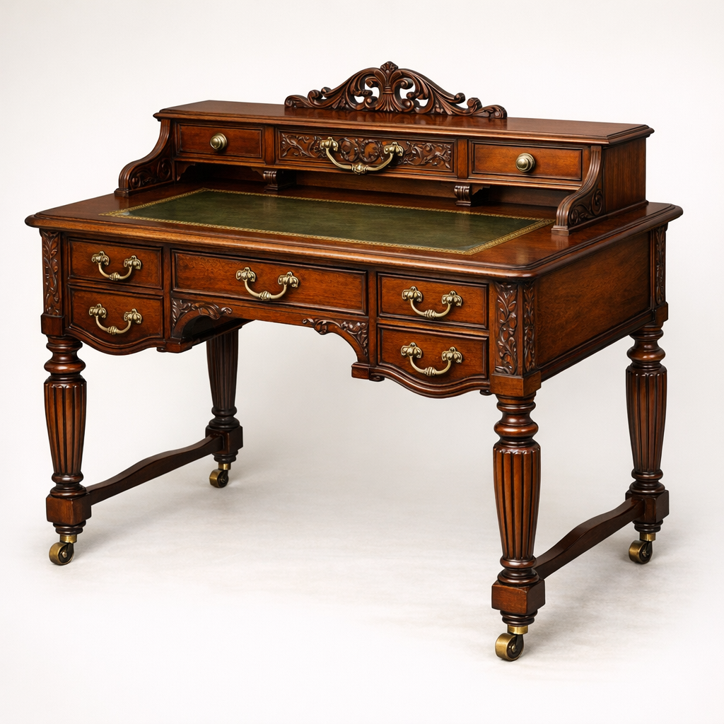 Victorian mahogany writing desk